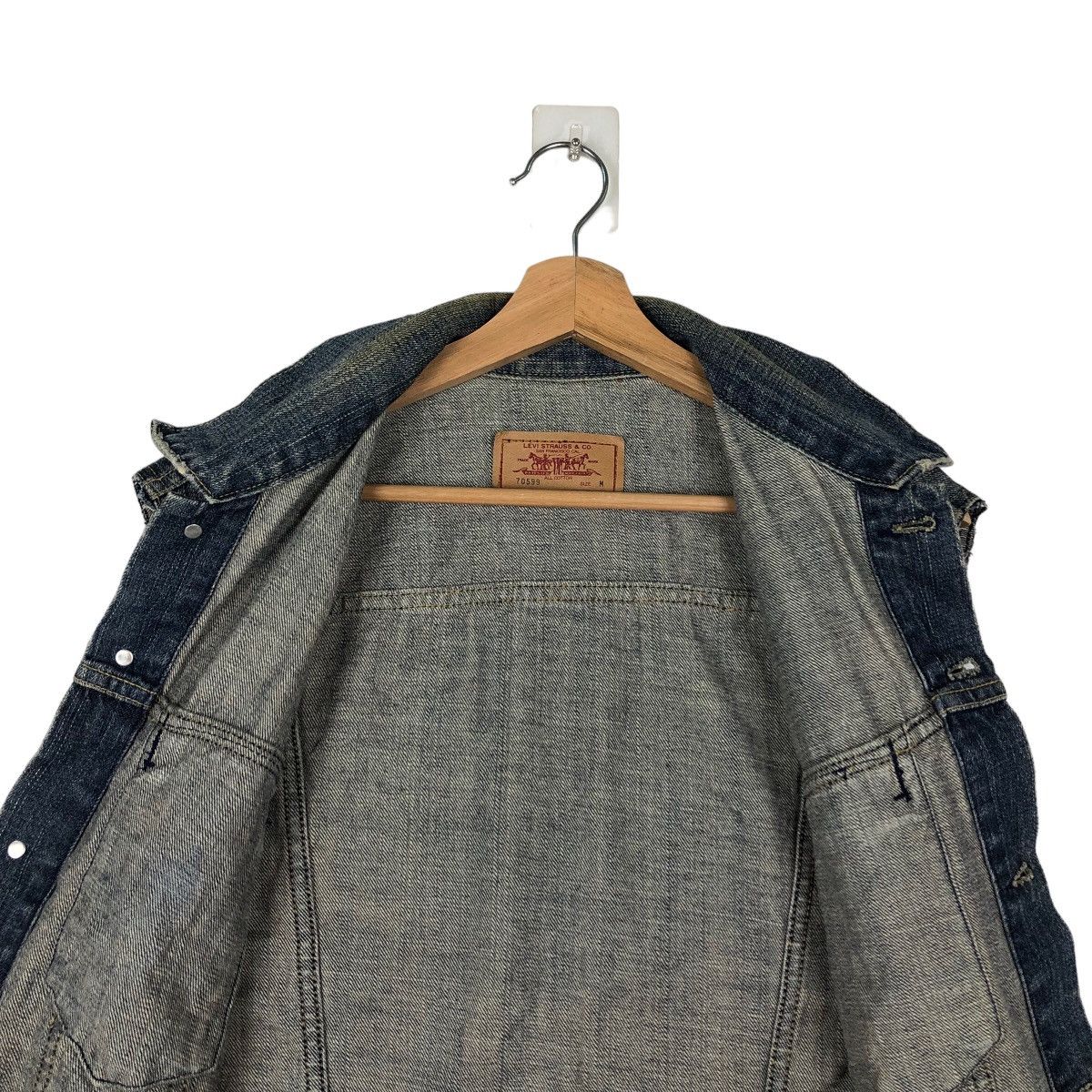 Levi's VINTAGE LEVI’S TRUCKER TANK TOP VEST Size US M / EU 48-50 / 2 - 11 Thumbnail