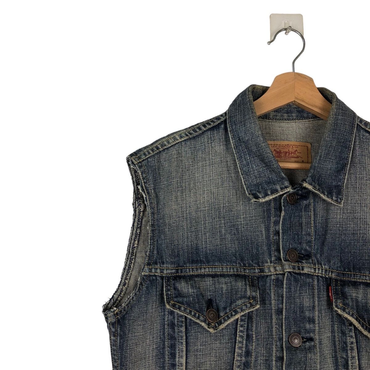 Levi's VINTAGE LEVI’S TRUCKER TANK TOP VEST Size US M / EU 48-50 / 2 - 6 Thumbnail