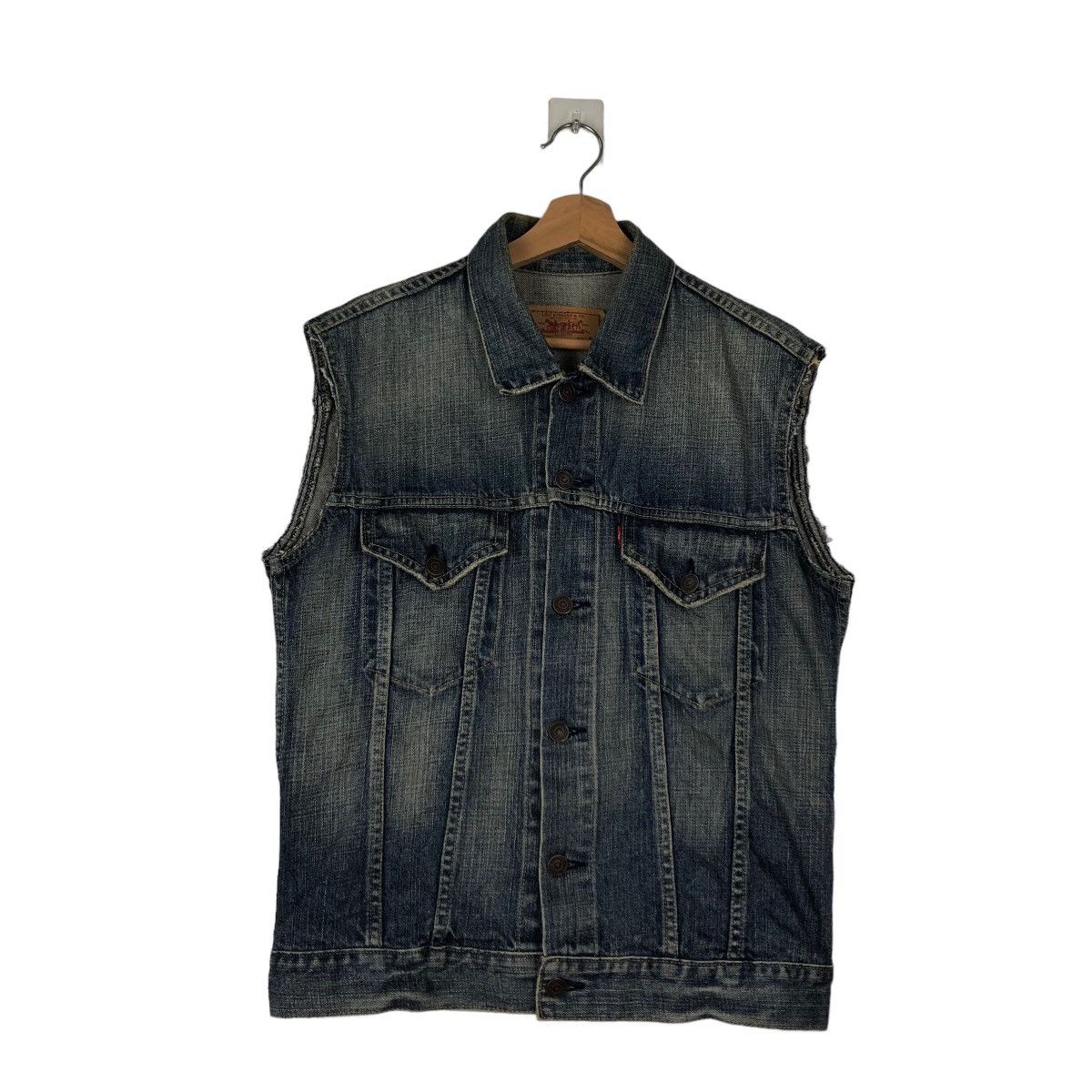 Levi's VINTAGE LEVI’S TRUCKER TANK TOP VEST Size US M / EU 48-50 / 2 - 1 Thumbnail