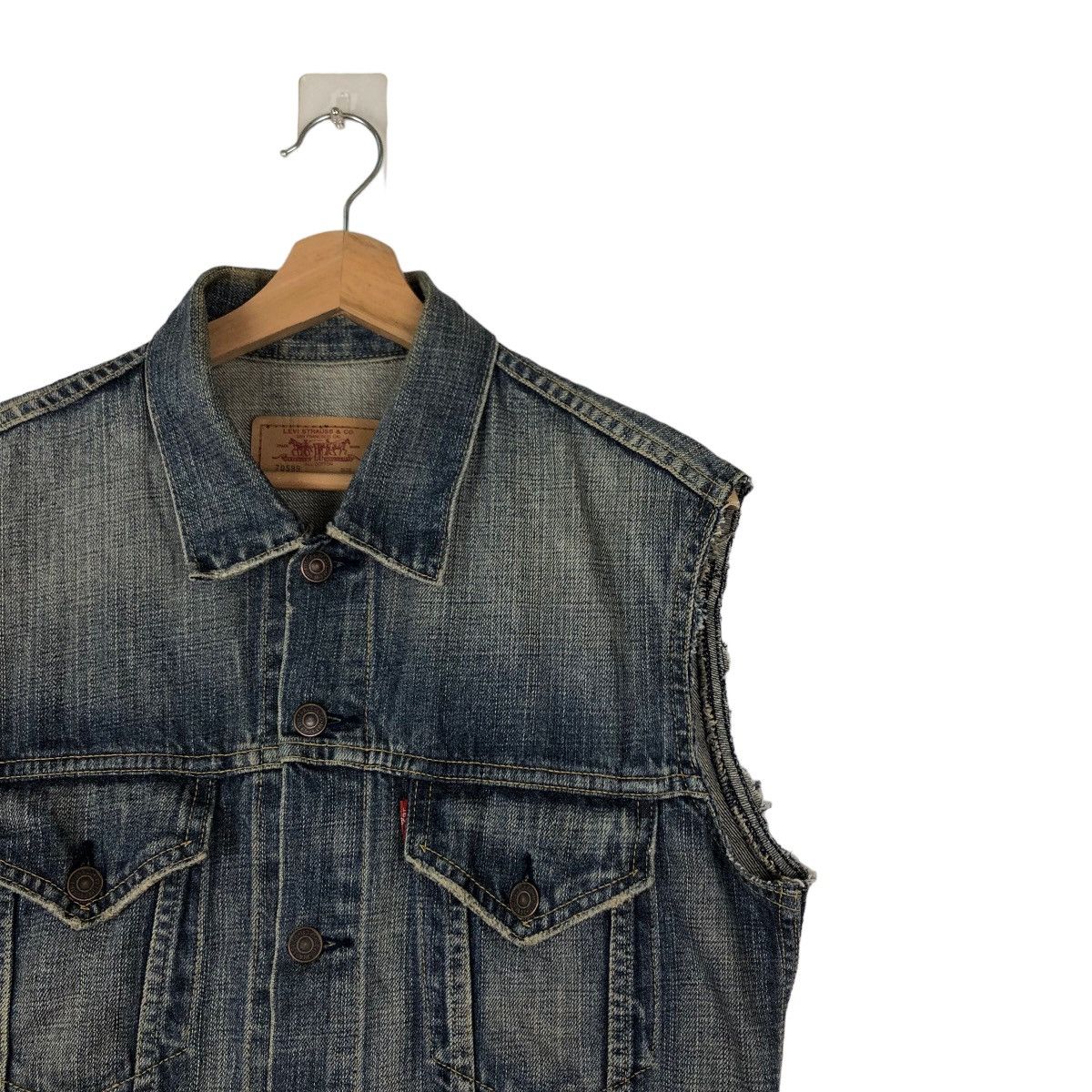 Levi's VINTAGE LEVI’S TRUCKER TANK TOP VEST Size US M / EU 48-50 / 2 - 5 Thumbnail