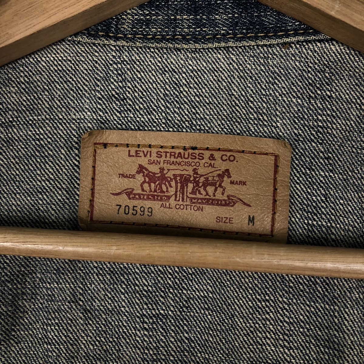 Levi's VINTAGE LEVI’S TRUCKER TANK TOP VEST Size US M / EU 48-50 / 2 - 12 Thumbnail