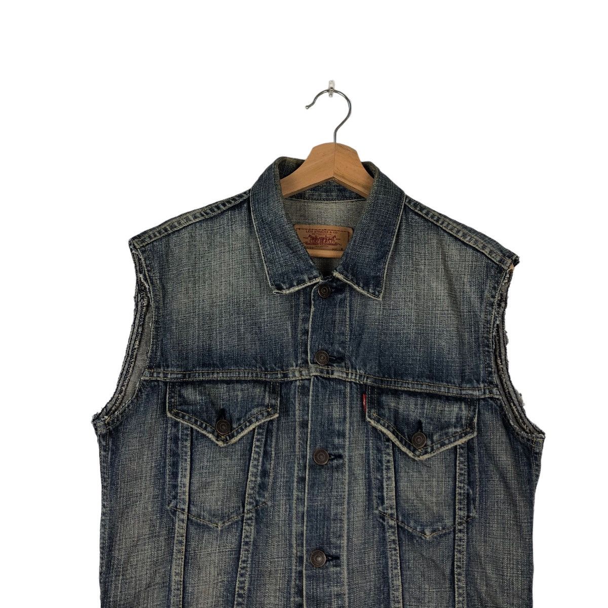 Levi's VINTAGE LEVI’S TRUCKER TANK TOP VEST Size US M / EU 48-50 / 2 - 2 Thumbnail