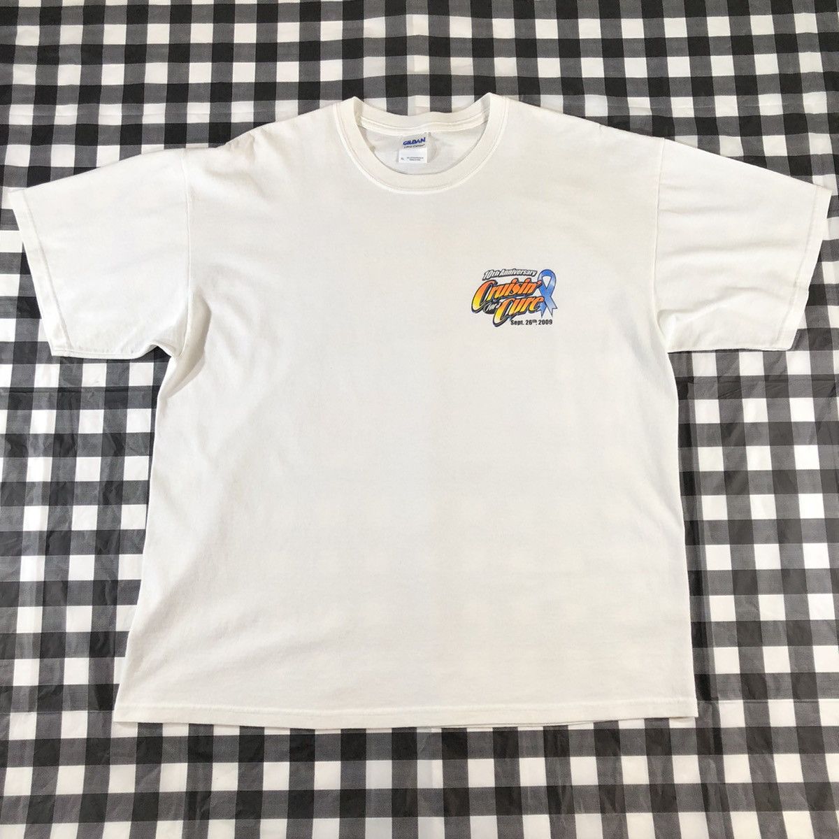 Chevrolet × Gildan Cruisin For A Cure 2009 Car Show Chevrolet Racing TEE Size US XL / EU 56 / 4 - 2 Thumbnail