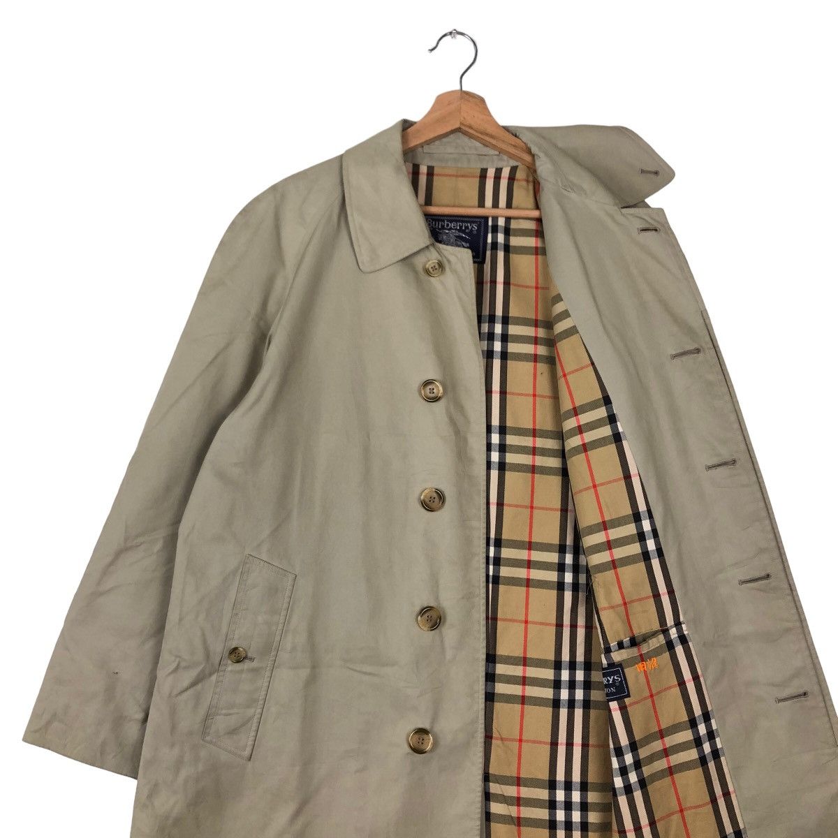 Burberry VINTAGE BURBERRYS TRENCH JACKET NOVA CHECK MADE IN ENGLAND Size US M / EU 48-50 / 2 - 9 Thumbnail