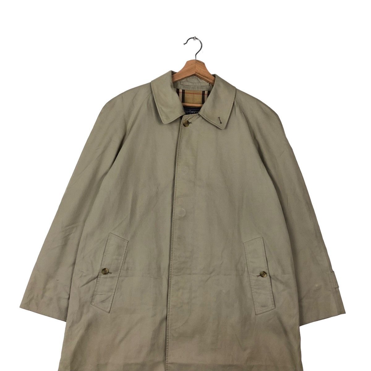 Burberry VINTAGE BURBERRYS TRENCH JACKET NOVA CHECK MADE IN ENGLAND Size US M / EU 48-50 / 2 - 2 Thumbnail