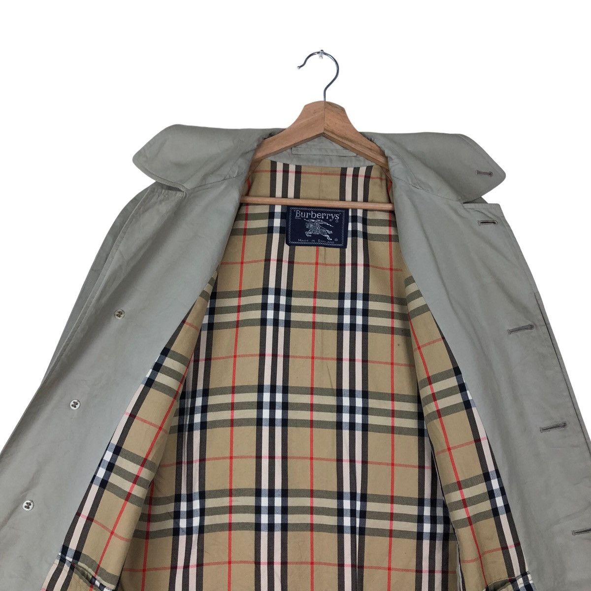 Burberry VINTAGE BURBERRYS TRENCH JACKET NOVA CHECK MADE IN ENGLAND Size US M / EU 48-50 / 2 - 10 Thumbnail