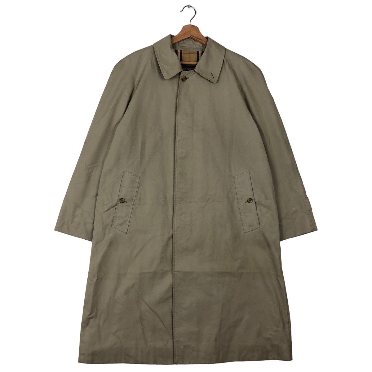 Burberry VINTAGE BURBERRYS TRENCH JACKET NOVA CHECK MADE IN ENGLAND Size US M / EU 48-50 / 2 - 1 Thumbnail