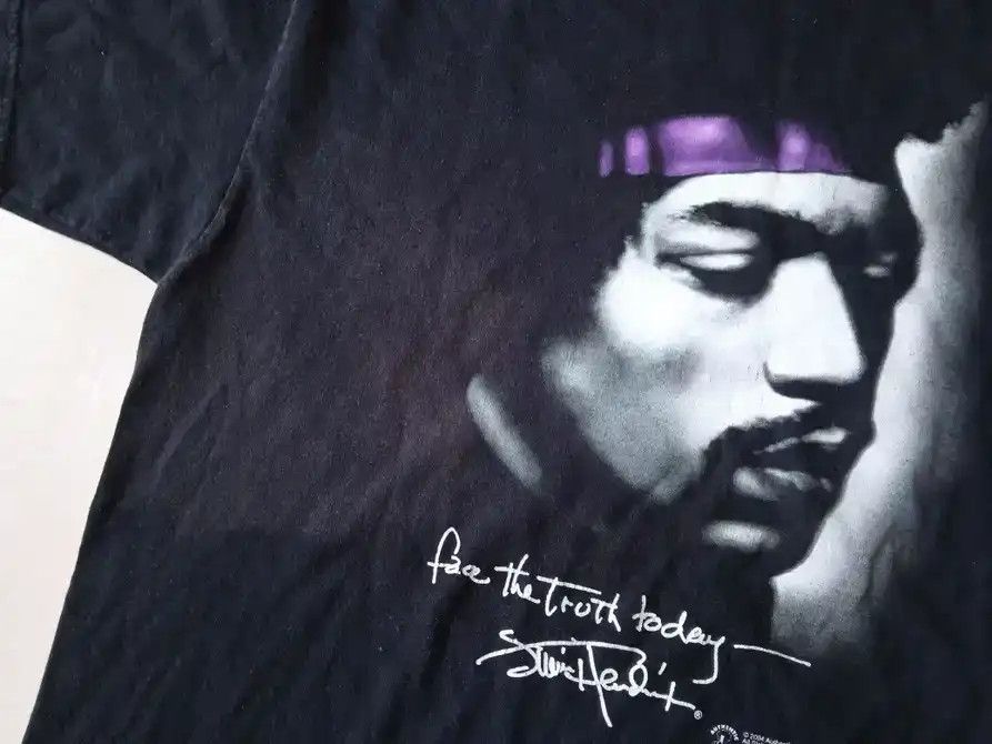 Band Tees Vintage 00s Jimi Hendrix 2004 T-Shirt Size US L / EU 52-54 / 3 - 3 Thumbnail