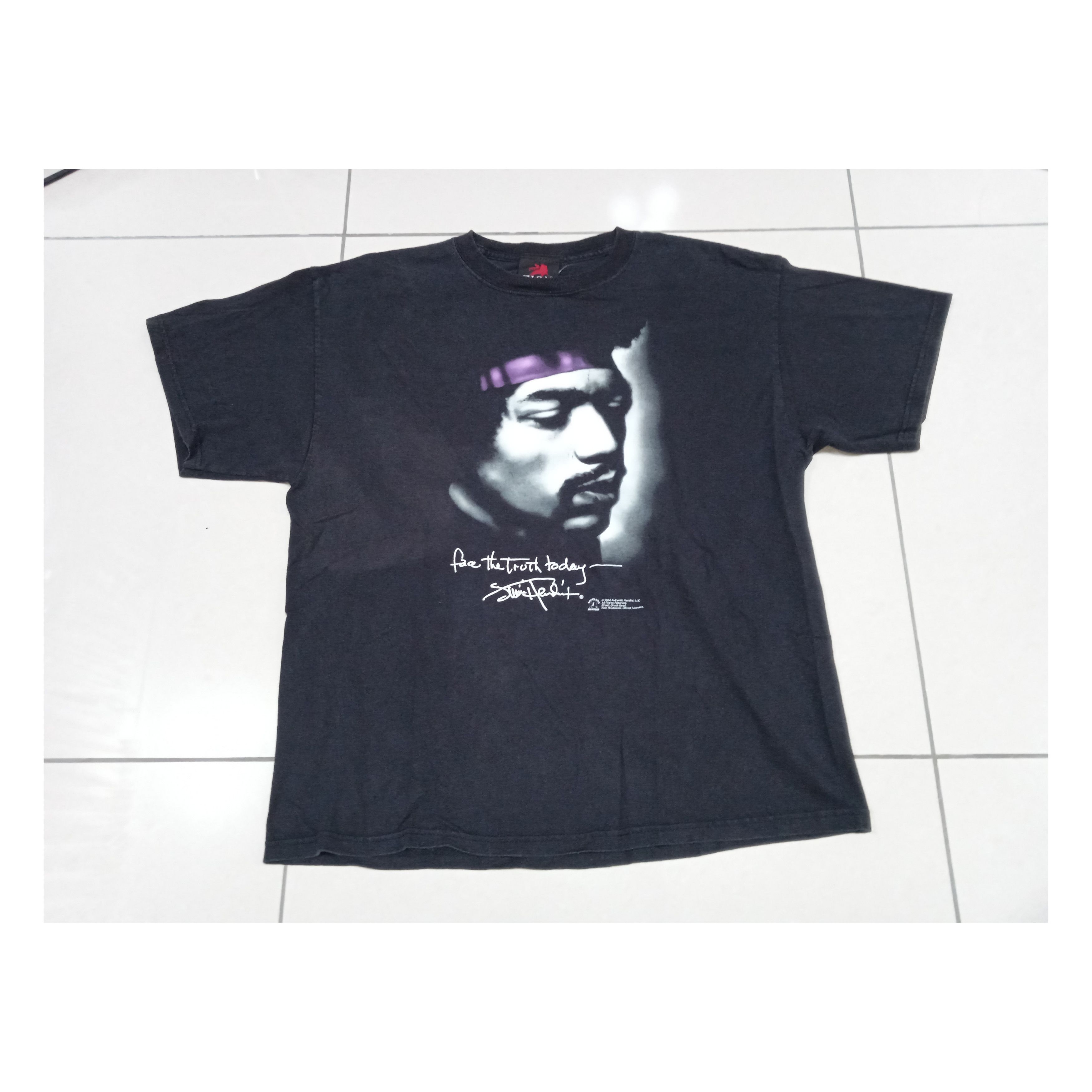 Band Tees Vintage 00s Jimi Hendrix 2004 T-Shirt Size US L / EU 52-54 / 3 - 1 Thumbnail