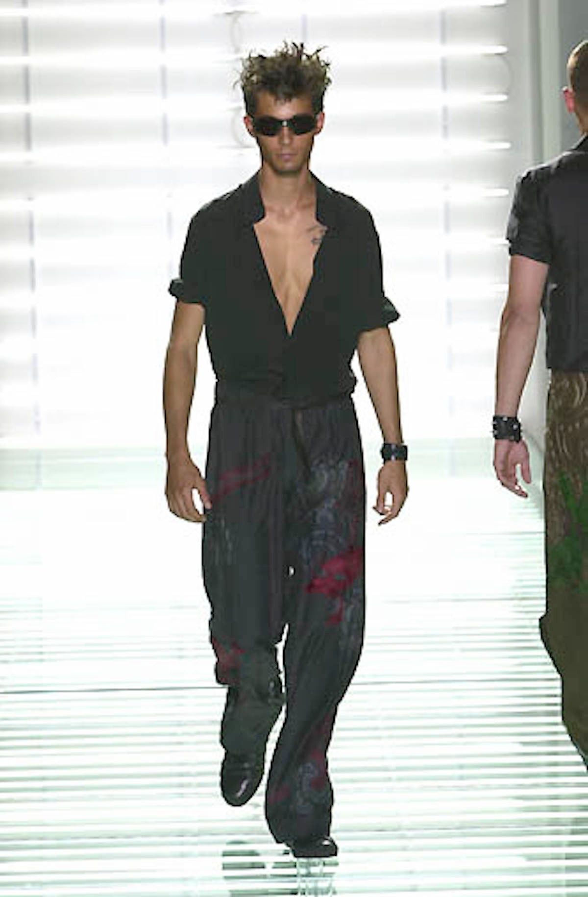 Gucci Black Dragon Embroidered Silk Karate Pants Size US 38 / EU 54 - 2 Thumbnail