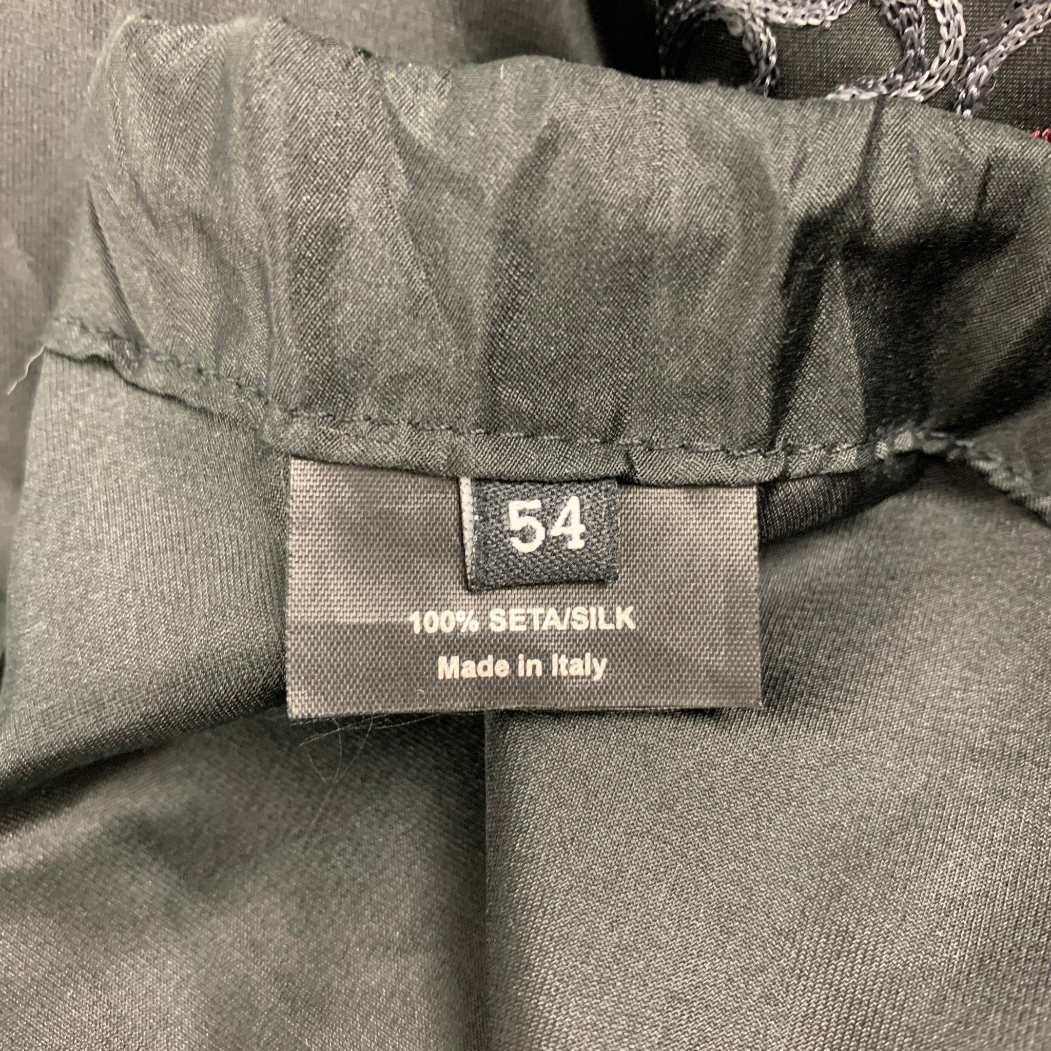 Gucci Black Dragon Embroidered Silk Karate Pants Size US 38 / EU 54 - 8 Thumbnail