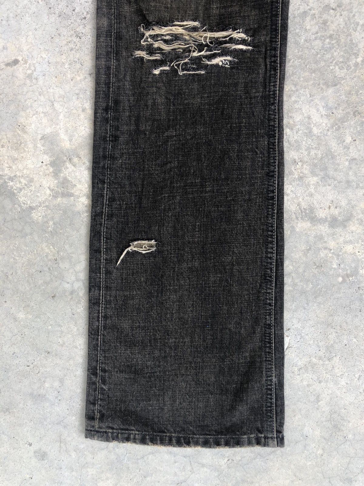 Lee Lee Flared Jeans Distressed Jeans Size US 32 / EU 48 - 10 Thumbnail