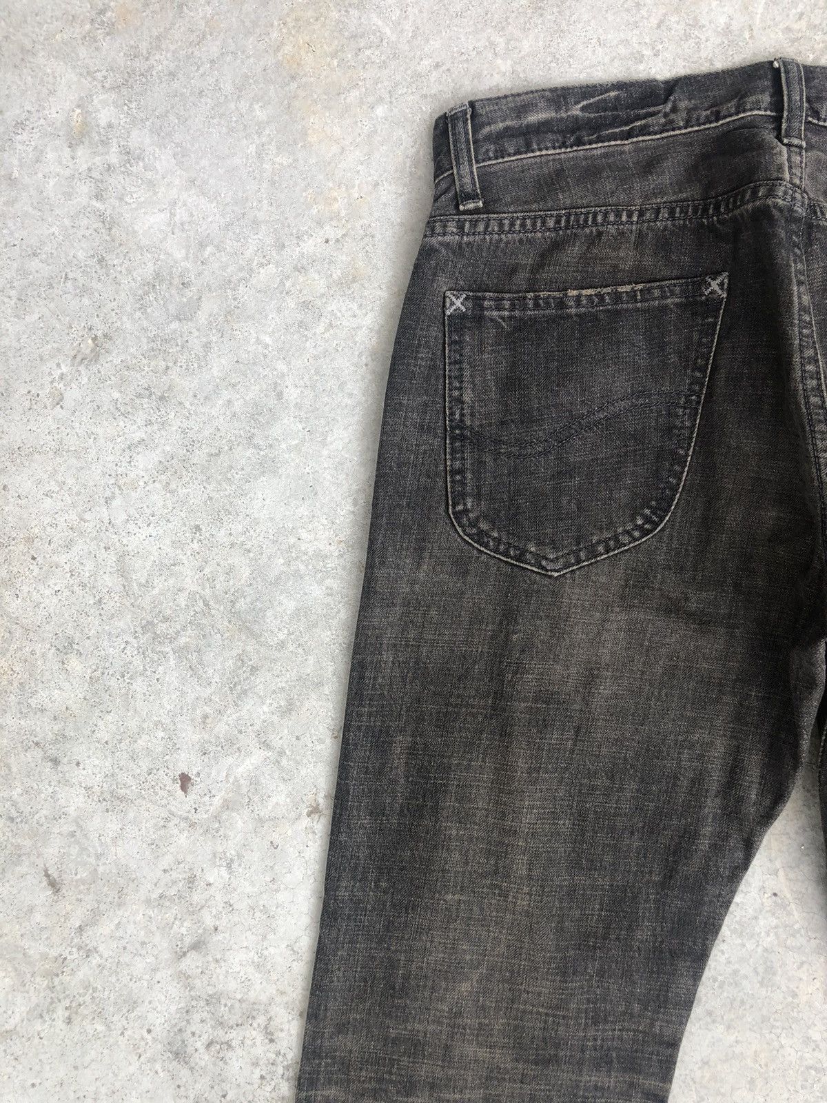 Lee Lee Flared Jeans Distressed Jeans Size US 32 / EU 48 - 13 Thumbnail
