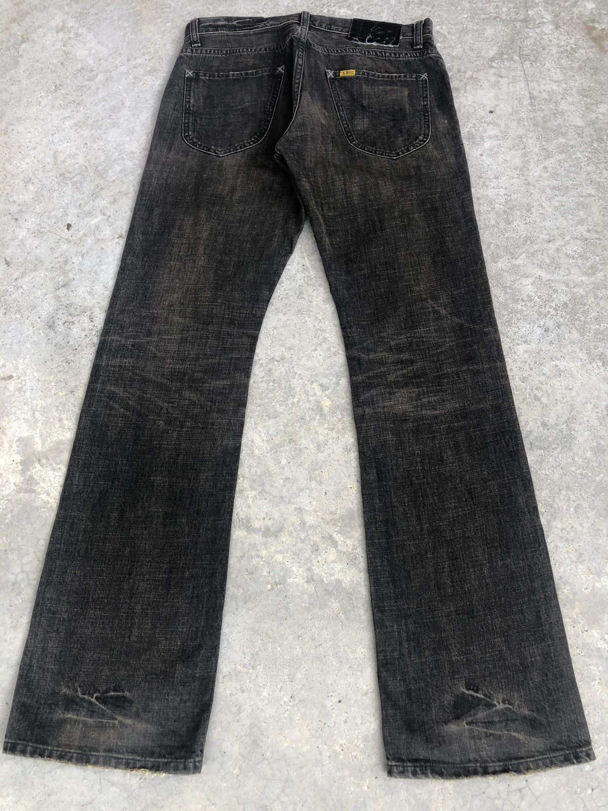 Lee Lee Flared Jeans Distressed Jeans Size US 32 / EU 48 - 4 Thumbnail