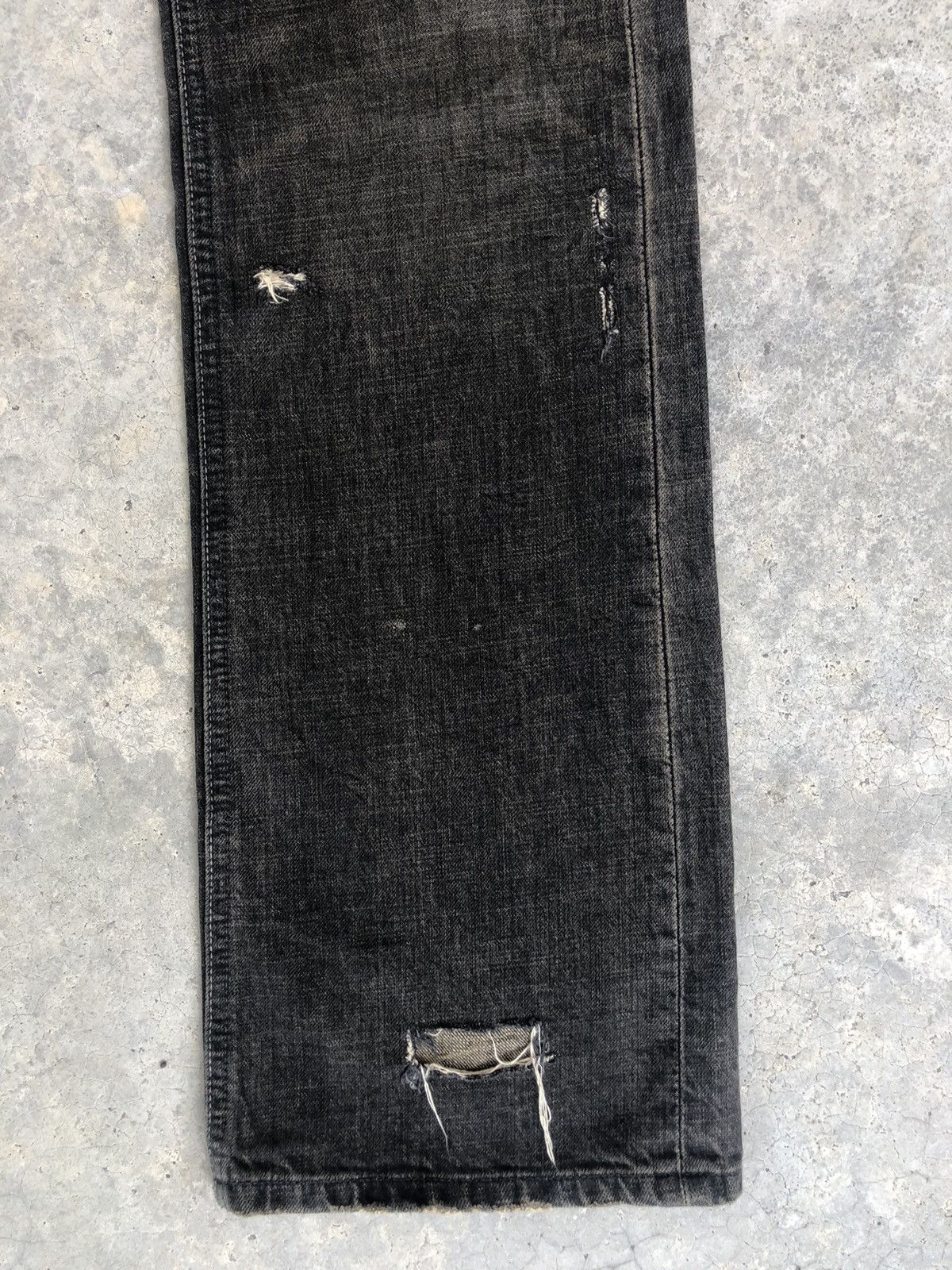 Lee Lee Flared Jeans Distressed Jeans Size US 32 / EU 48 - 11 Thumbnail