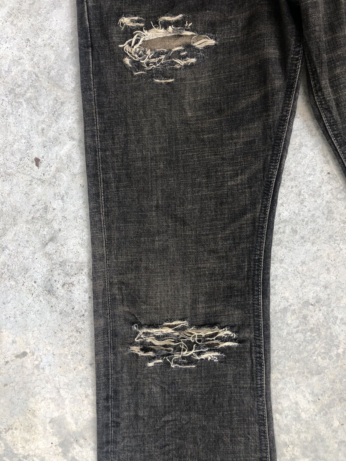 Lee Lee Flared Jeans Distressed Jeans Size US 32 / EU 48 - 8 Thumbnail