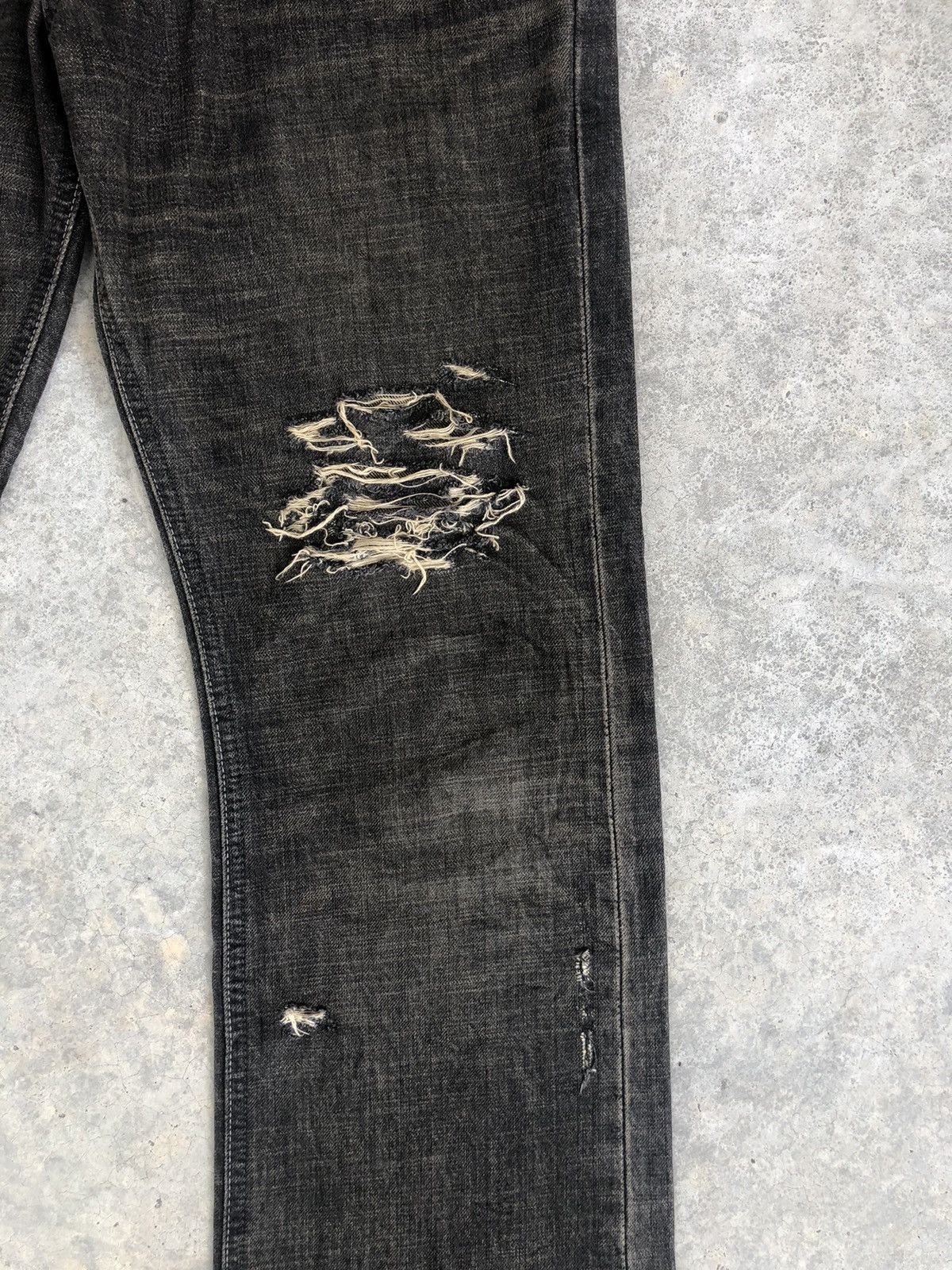 Lee Lee Flared Jeans Distressed Jeans Size US 32 / EU 48 - 9 Thumbnail