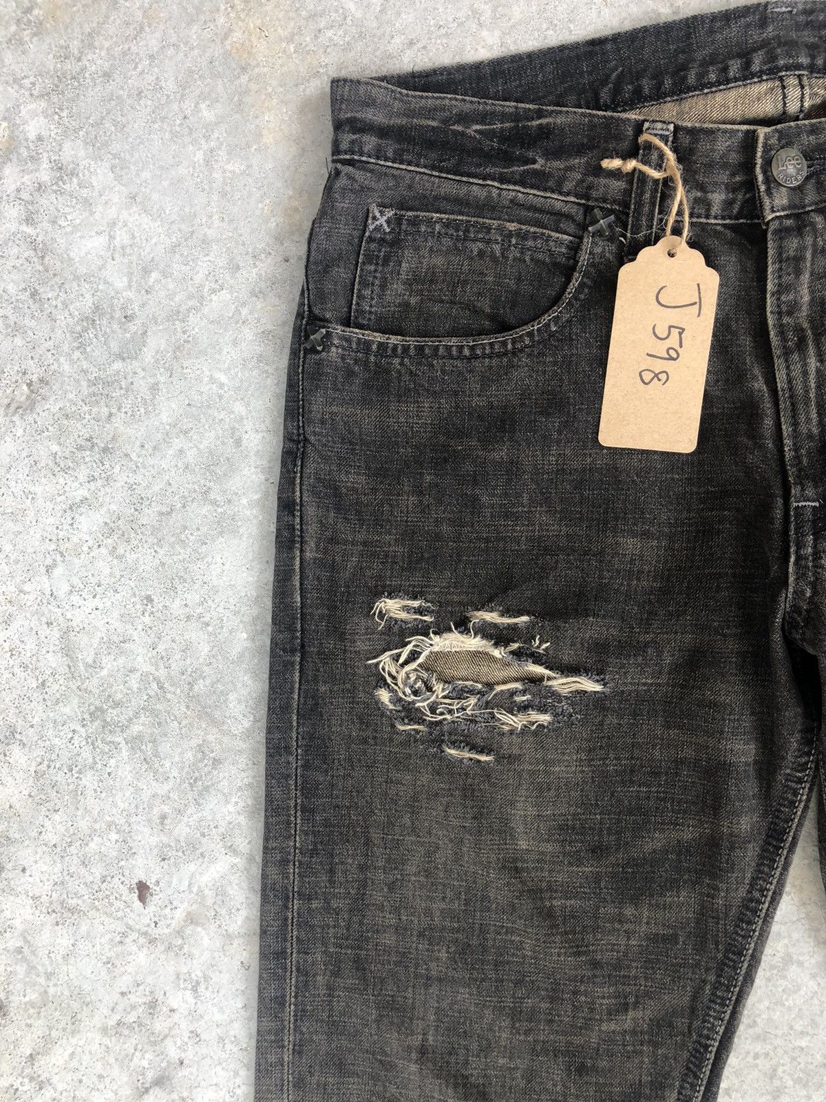 Lee Lee Flared Jeans Distressed Jeans Size US 32 / EU 48 - 7 Thumbnail