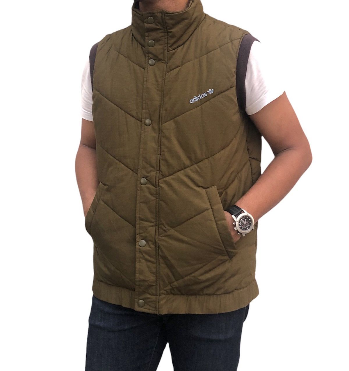 Adidas Adidas Vest Outerwear Puffer Jacket Size US L / EU 52-54 / 3 - 14 Thumbnail