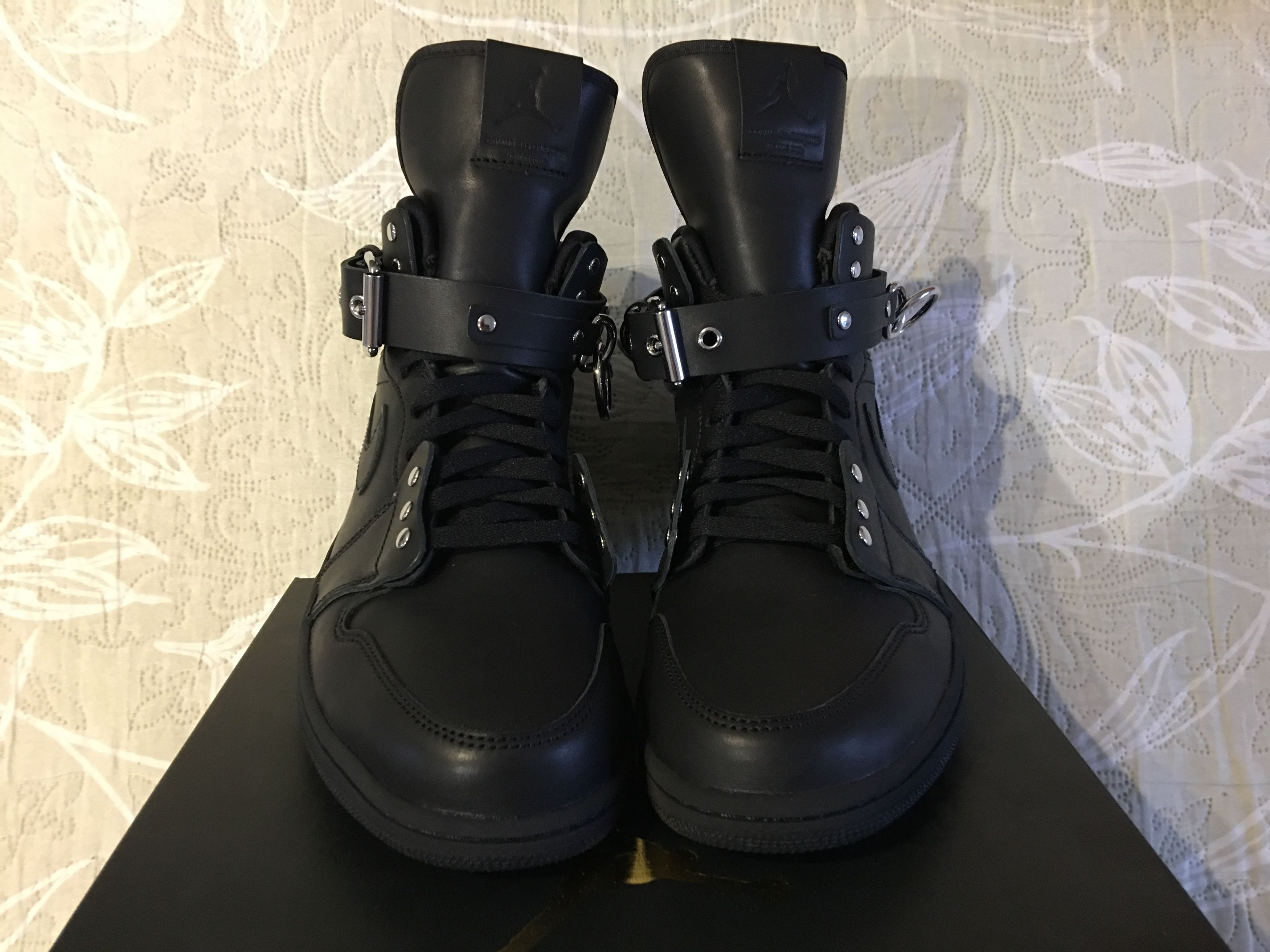 Comme des Garcons DS Air Jordan 1 High x Comme des Garcons CDG Black 9.5US Size US 9.5 / EU 42-43 - 5 Thumbnail
