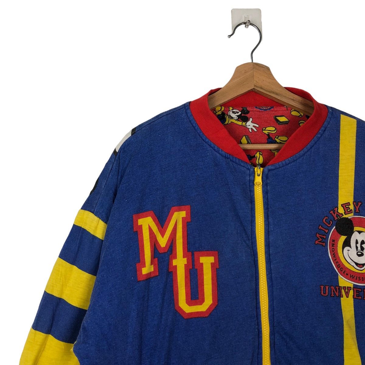 Cartoon Network VINTAGE BOMBER REVERSIBLE JACKET OVERPRINT MICKEY DONNKENNY Size US M / EU 48-50 / 2 - 17 Thumbnail