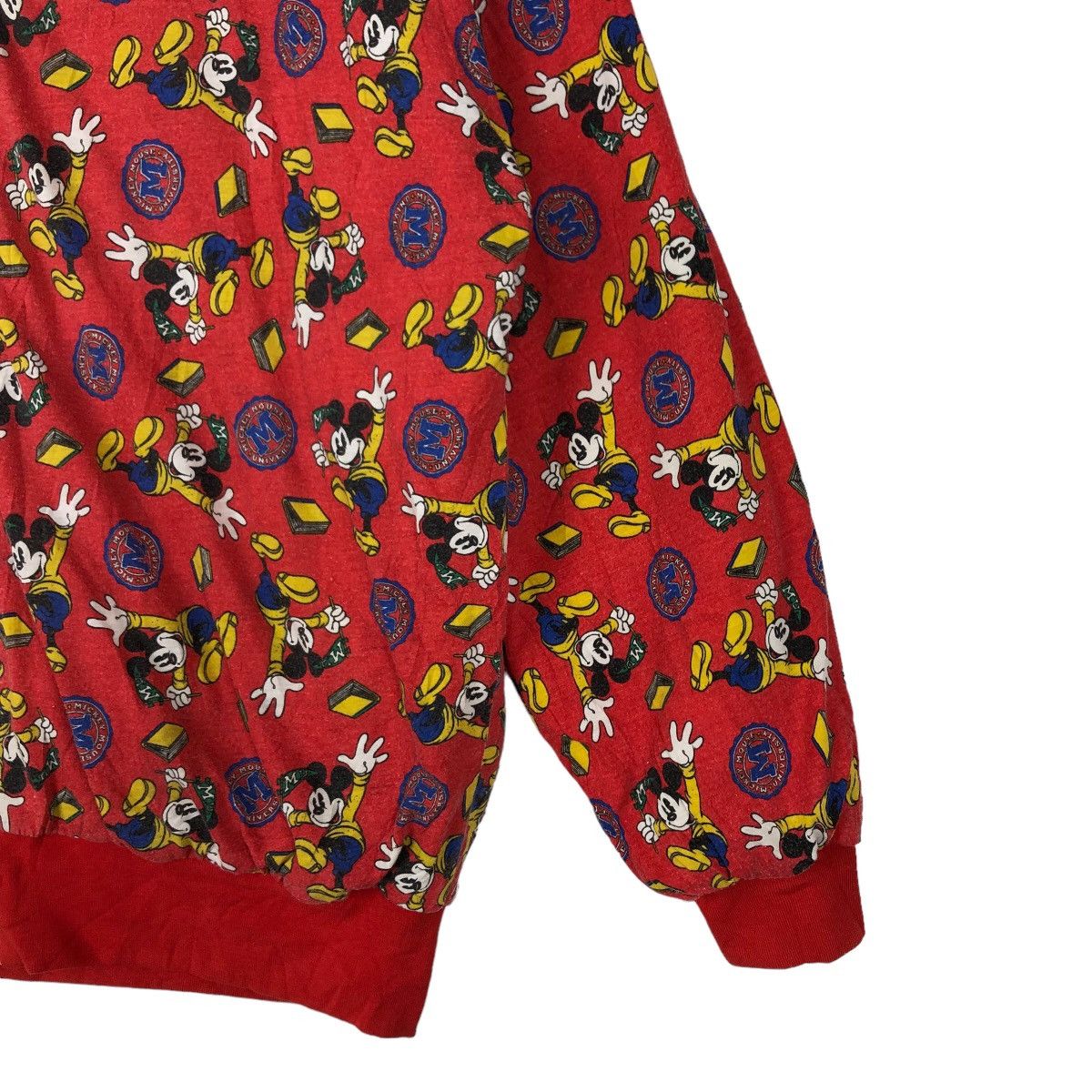Cartoon Network VINTAGE BOMBER REVERSIBLE JACKET OVERPRINT MICKEY DONNKENNY Size US M / EU 48-50 / 2 - 4 Thumbnail