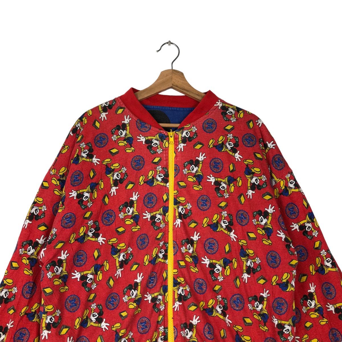 Cartoon Network VINTAGE BOMBER REVERSIBLE JACKET OVERPRINT MICKEY DONNKENNY Size US M / EU 48-50 / 2 - 2 Thumbnail