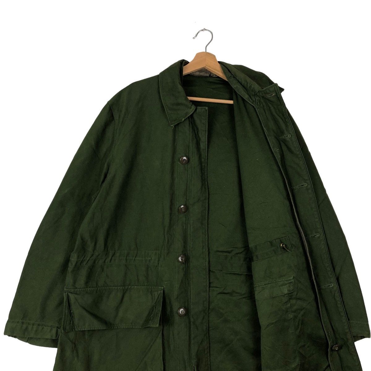 Vintage TRUE VINTAGE WWII CARGO CHORE JACKET C48 MULTI POCKET Size US L / EU 52-54 / 3 - 10 Thumbnail