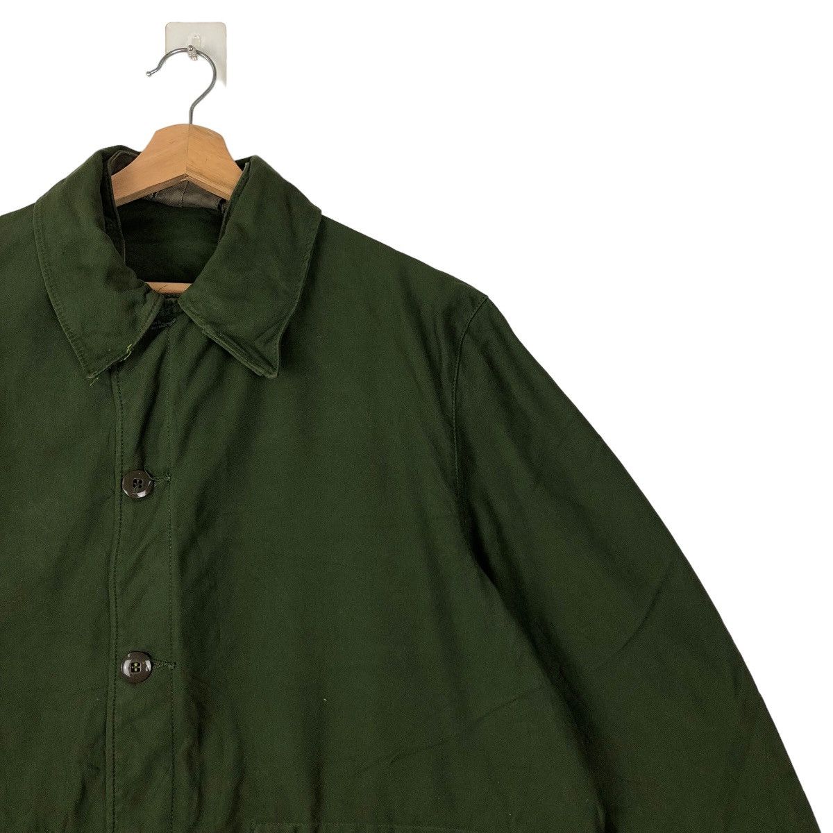 Vintage TRUE VINTAGE WWII CARGO CHORE JACKET C48 MULTI POCKET Size US L / EU 52-54 / 3 - 5 Thumbnail