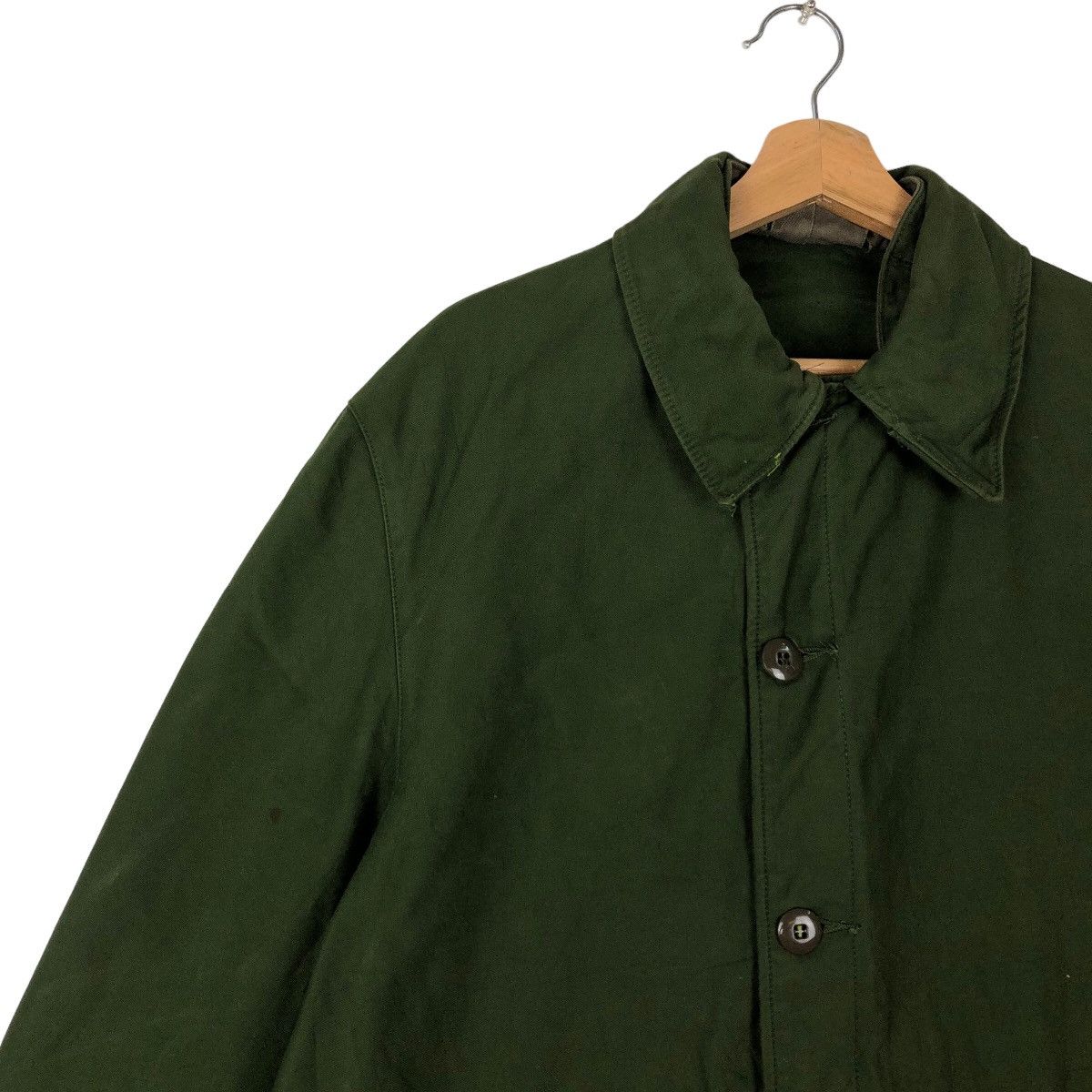 Vintage TRUE VINTAGE WWII CARGO CHORE JACKET C48 MULTI POCKET Size US L / EU 52-54 / 3 - 6 Thumbnail