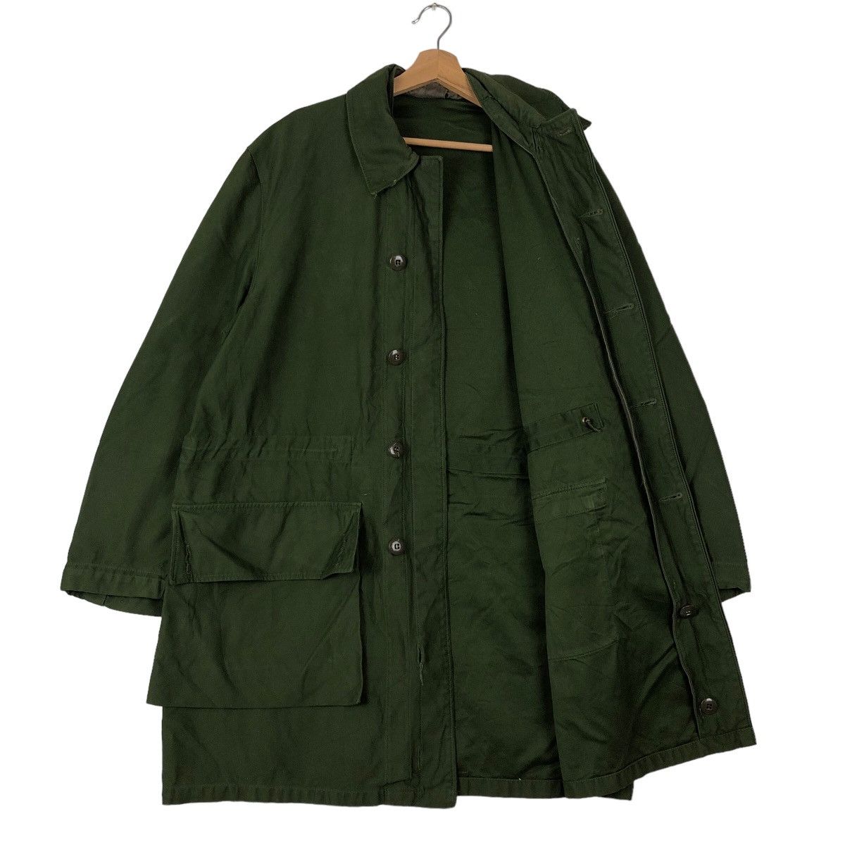 Vintage TRUE VINTAGE WWII CARGO CHORE JACKET C48 MULTI POCKET Size US L / EU 52-54 / 3 - 9 Thumbnail