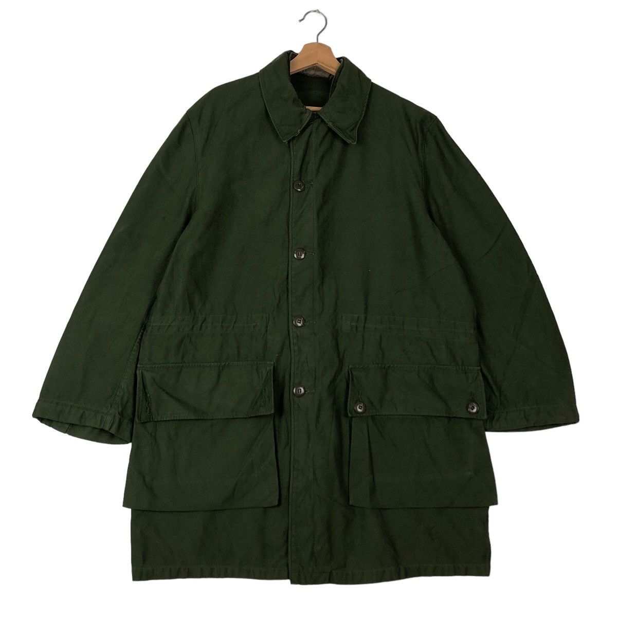 Vintage TRUE VINTAGE WWII CARGO CHORE JACKET C48 MULTI POCKET Size US L / EU 52-54 / 3 - 1 Thumbnail