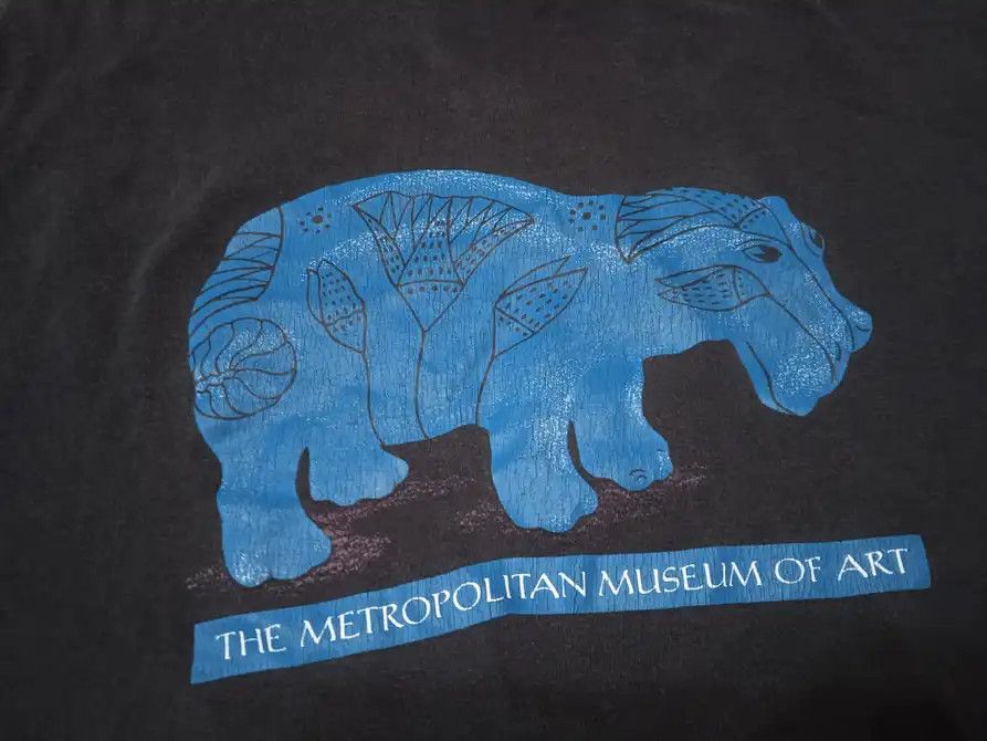 Vintage Vintage 90s The Met Museum 90s T-Shirt Size US L / EU 52-54 / 3 - 4 Thumbnail