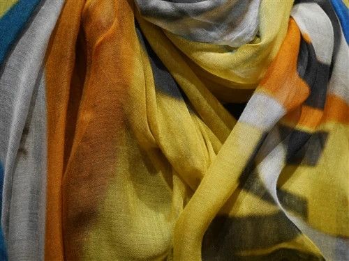 Faliero Sarti Faliero Sartix Jean Michel Basquiat Bollicine Silk Scarf Size ONE SIZE - 6 Thumbnail
