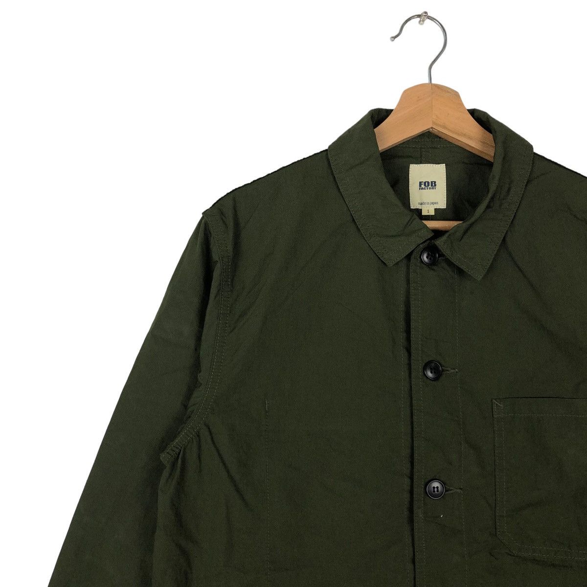 Issey Miyake HIKORY CHORE JACKET FOB FACTORY MADE IN JAPAN ISSEY MIYAKE Size US M / EU 48-50 / 2 - 6 Thumbnail