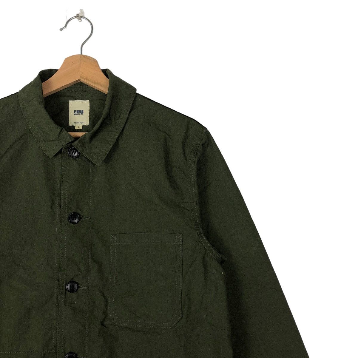 Issey Miyake HIKORY CHORE JACKET FOB FACTORY MADE IN JAPAN ISSEY MIYAKE Size US M / EU 48-50 / 2 - 5 Thumbnail