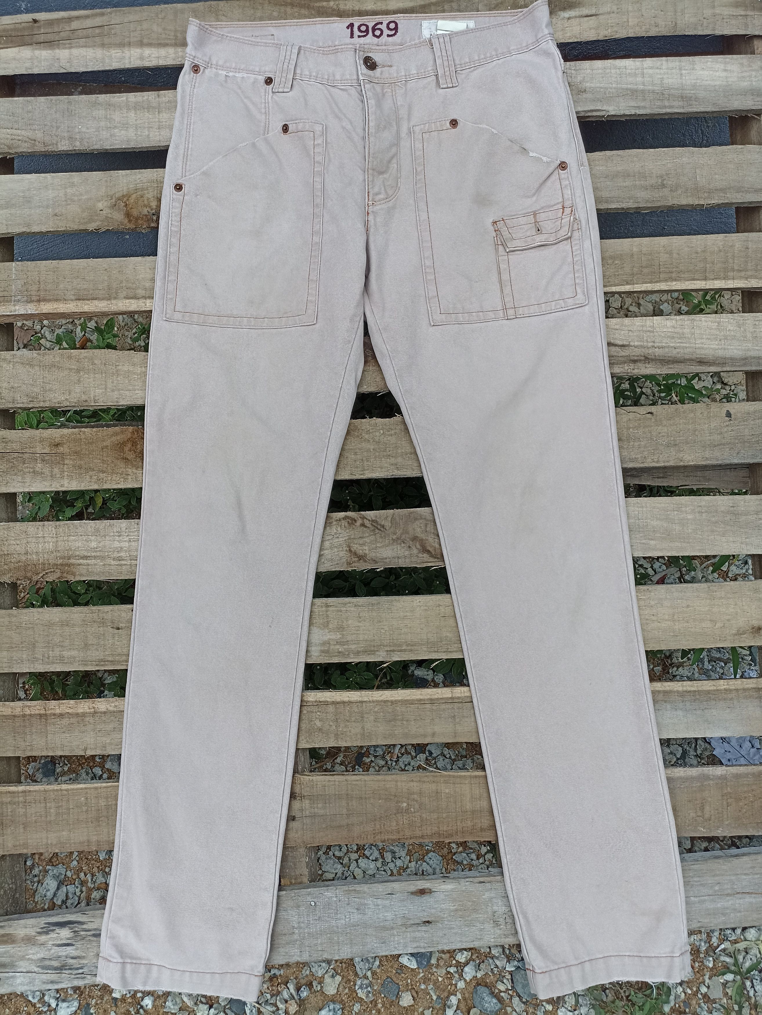 Gap × Vintage Vintage Gap Distressed Pant Size US 34 / EU 50 - 1 Thumbnail