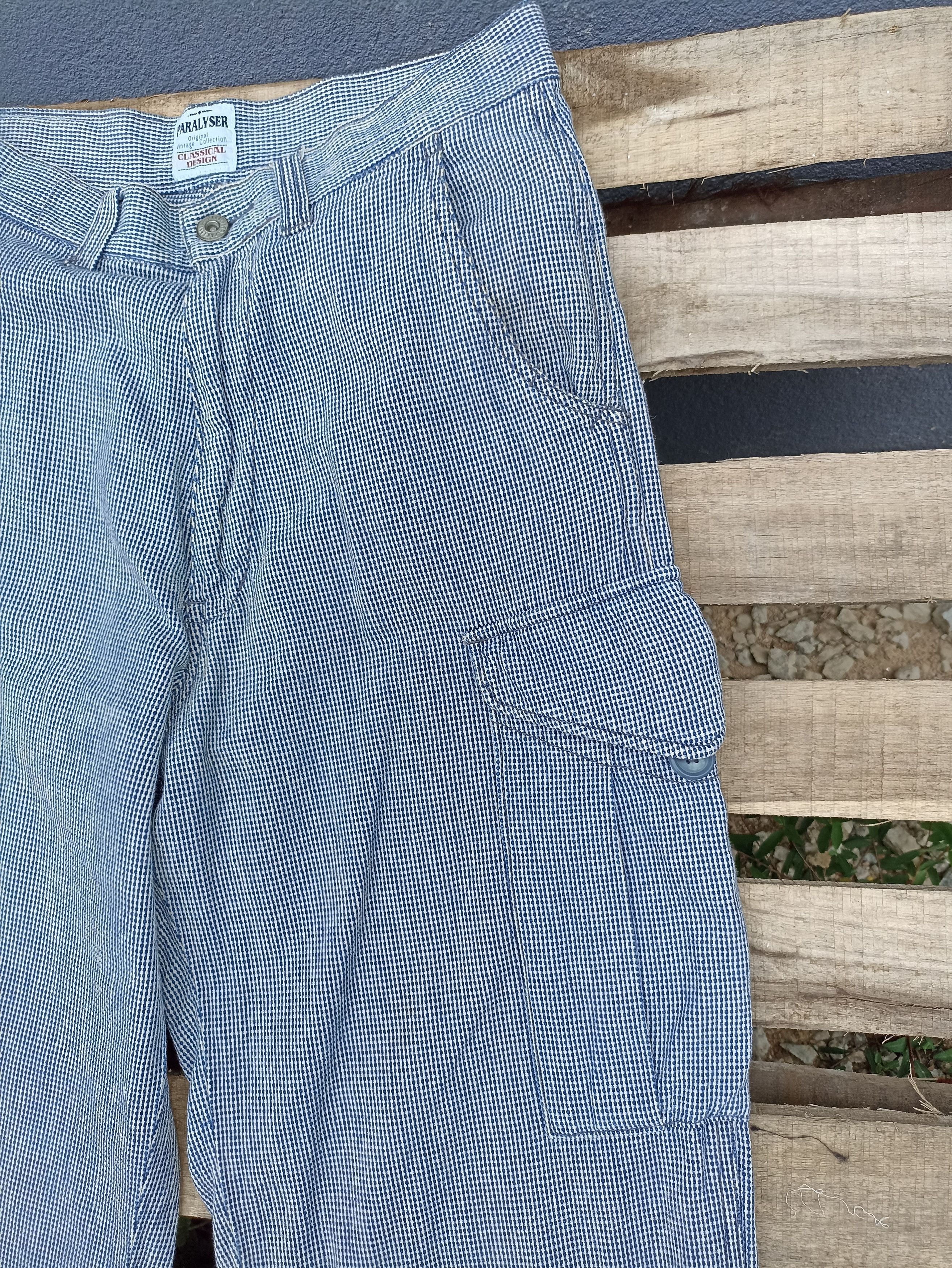 Japanese Brand × Vintage Vintage Paralyser Stripe Cargo Pant Size US 30 / EU 46 - 3 Thumbnail