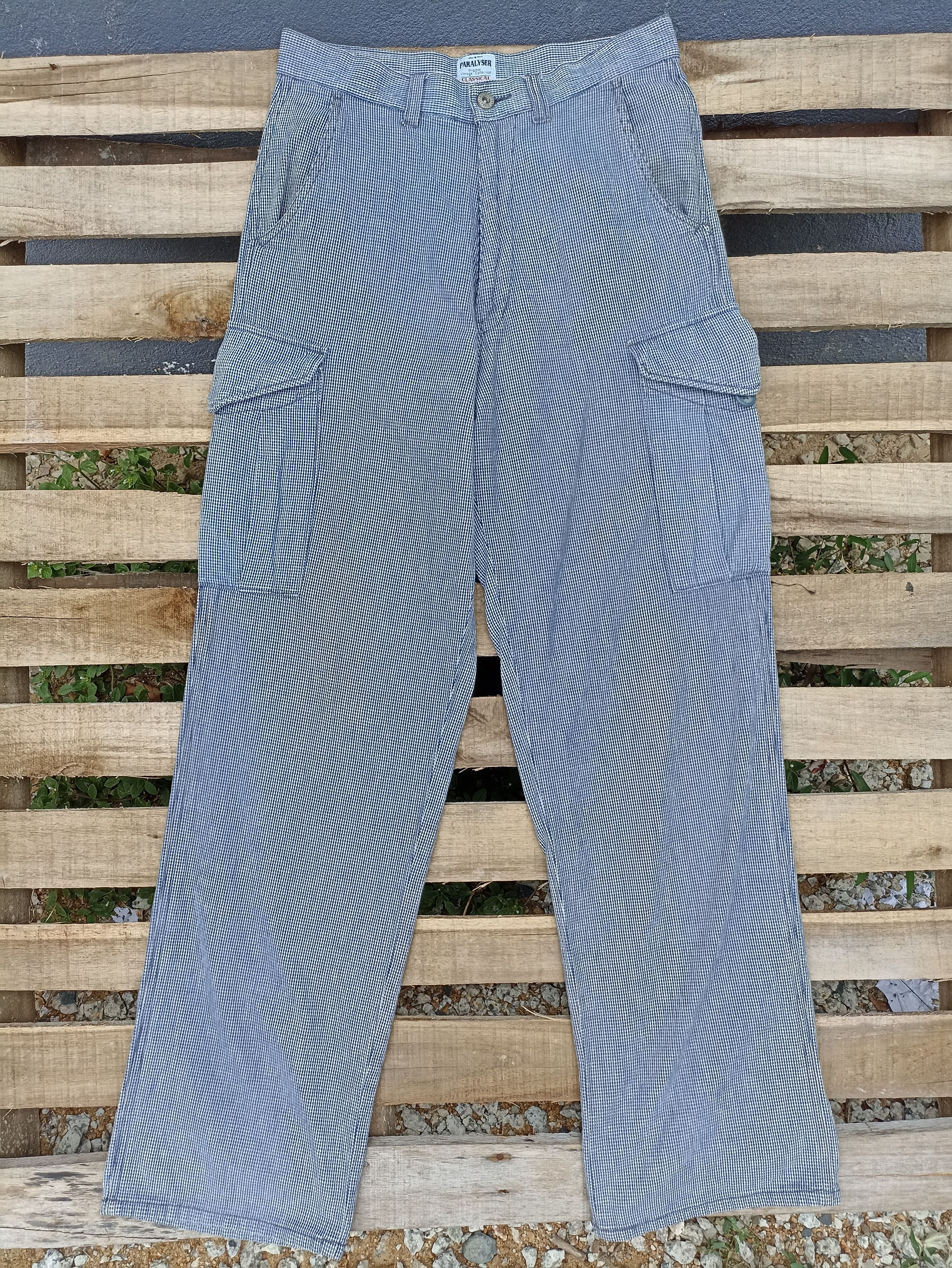 Japanese Brand × Vintage Vintage Paralyser Stripe Cargo Pant Size US 30 / EU 46 - 1 Thumbnail