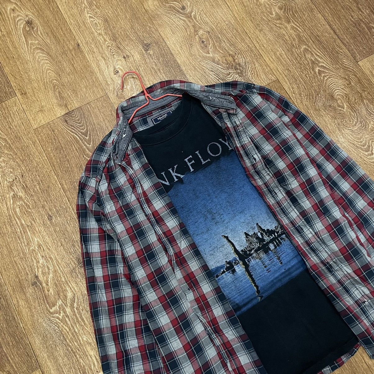 Vintage Vintage 90s Plaid Shirt Graphic Tee Streetwear Grunge XL Size US XL / EU 56 / 4 - 6 Thumbnail