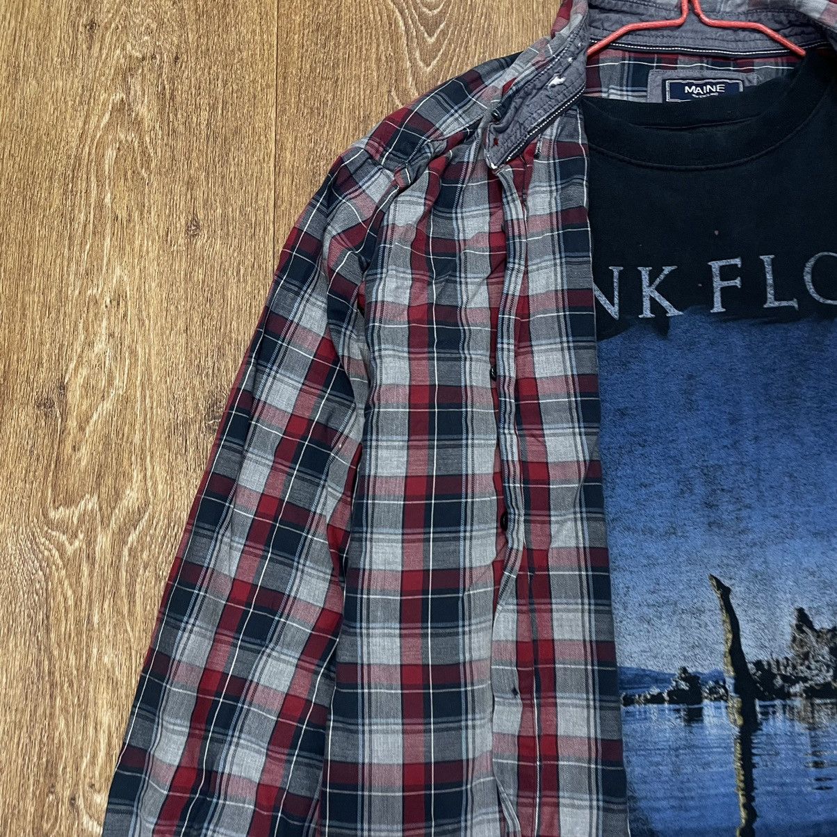 Vintage Vintage 90s Plaid Shirt Graphic Tee Streetwear Grunge XL Size US XL / EU 56 / 4 - 5 Thumbnail