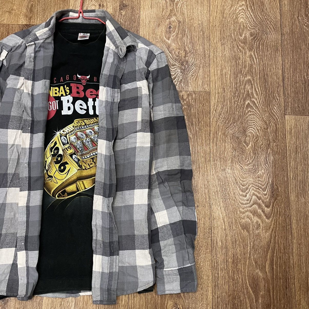 Flannel Vintage Flannel Checkered Shirt Travis Style Size US M / EU 48-50 / 2 - 2 Thumbnail