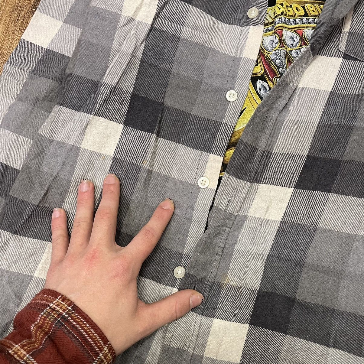 Flannel Vintage Flannel Checkered Shirt Travis Style Size US M / EU 48-50 / 2 - 6 Thumbnail