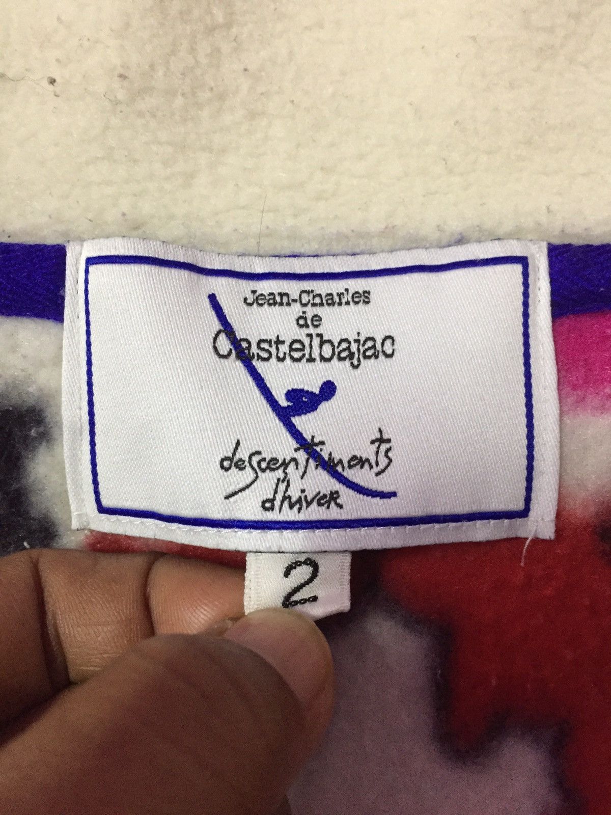 Jean Charles De Castelbajac Vintage Jean Charles De Castelbajac Fleece Sweatshirts Size US L / EU 52-54 / 3 - 4 Thumbnail