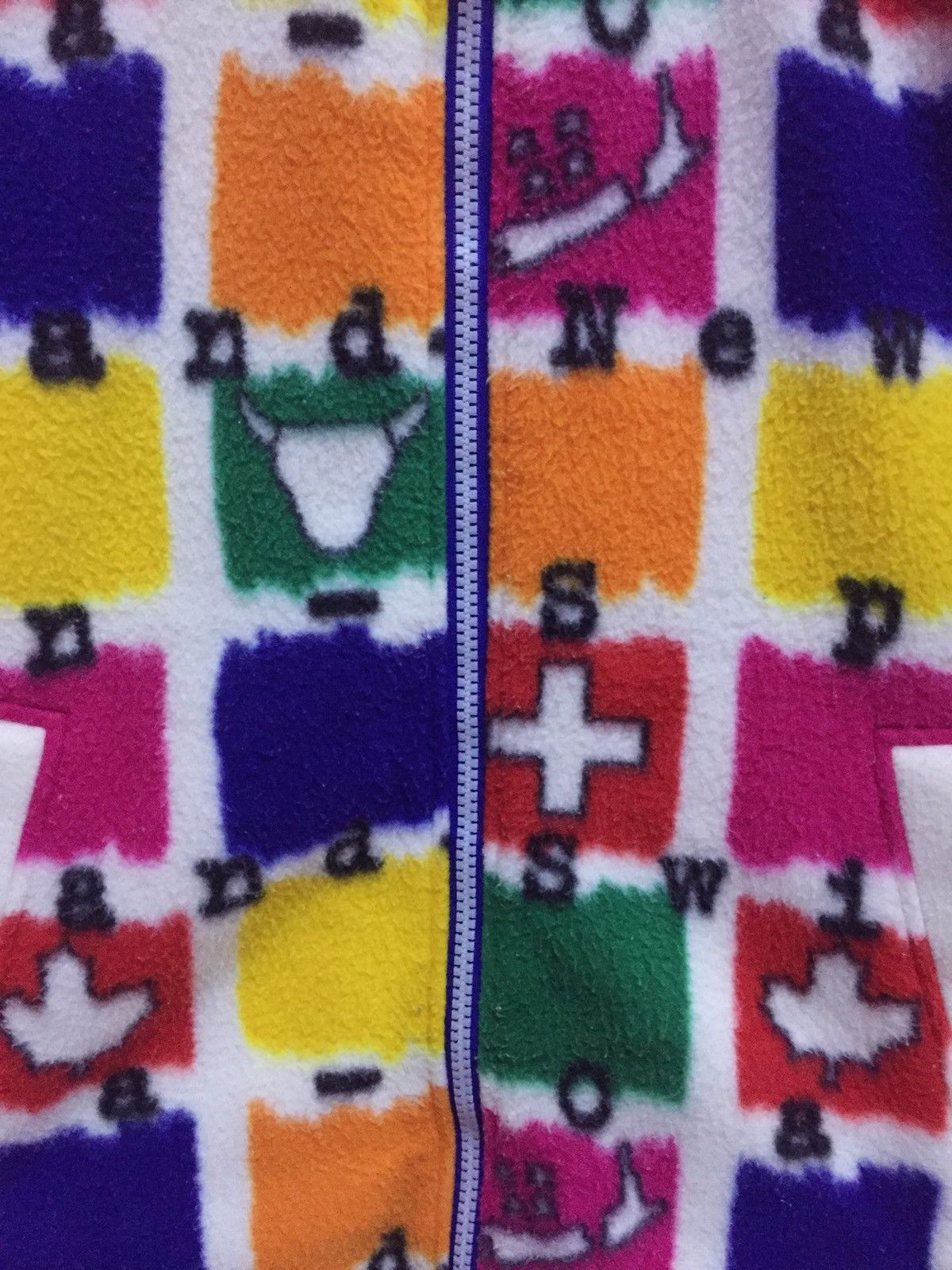 Jean Charles De Castelbajac Vintage Jean Charles De Castelbajac Fleece Sweatshirts Size US L / EU 52-54 / 3 - 3 Thumbnail
