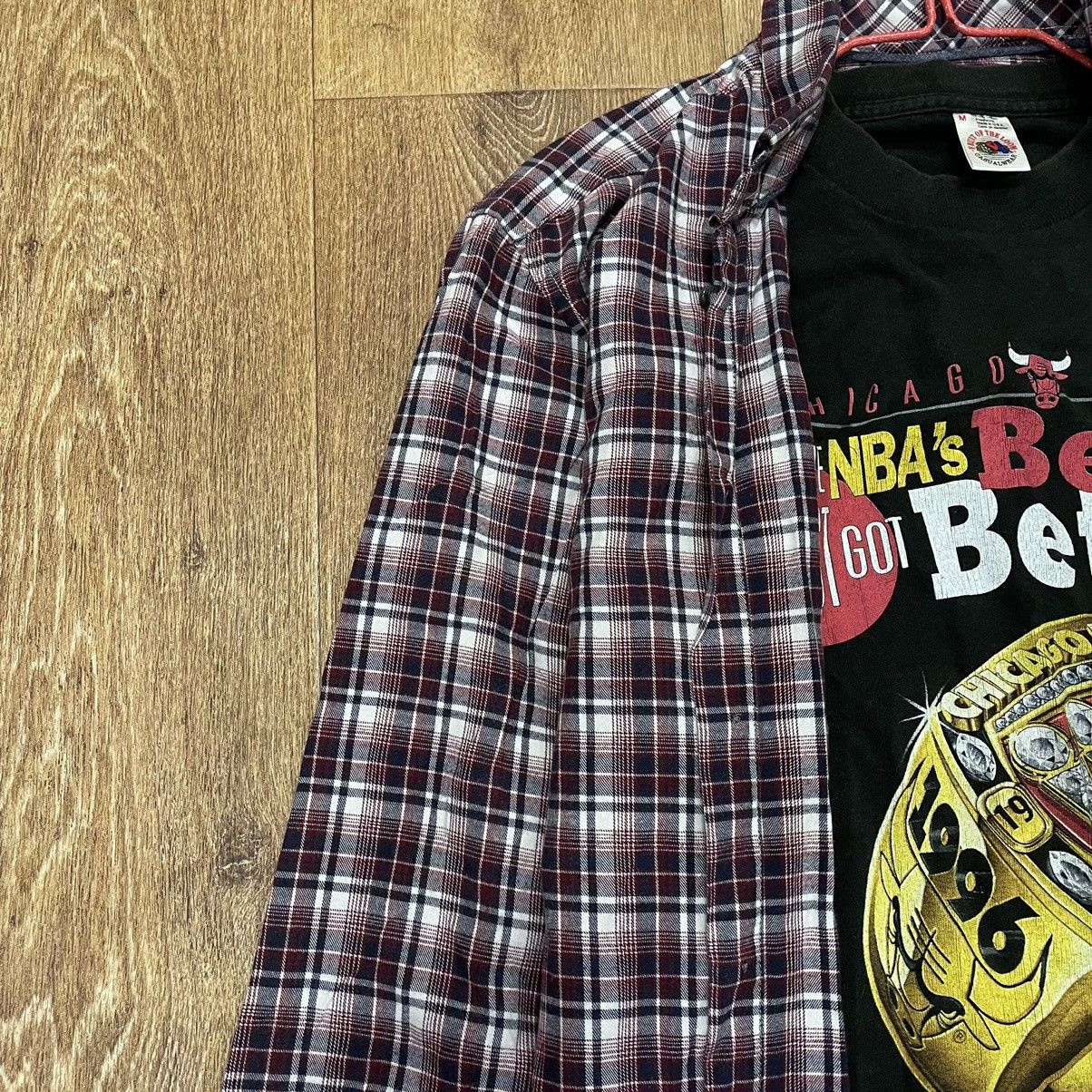 Vintage Vintage 90s Checkered Shirt Grunge Skate Layering Worn In M Size US M / EU 48-50 / 2 - 4 Thumbnail
