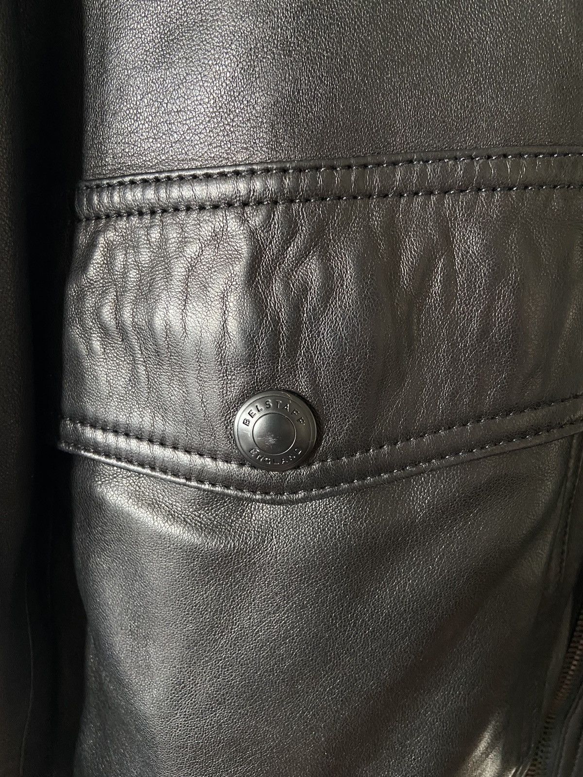 Belstaff Belstaff Leather Bomber Jacket Size US XL / EU 56 / 4 - 6 Thumbnail
