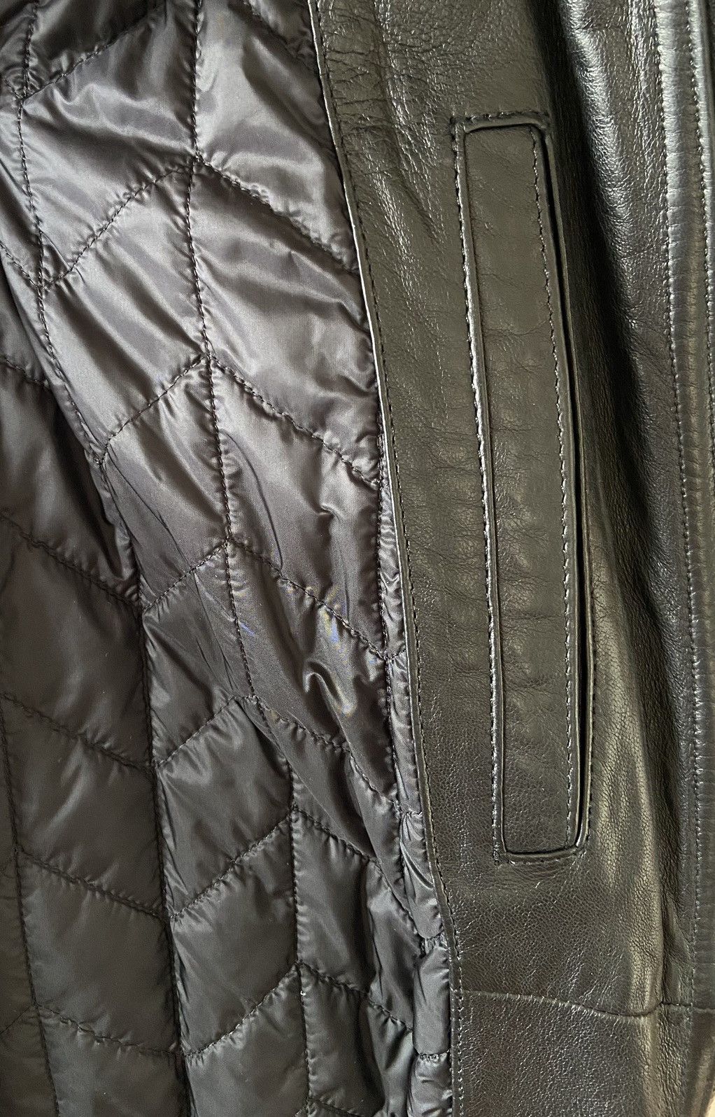 Belstaff Belstaff Leather Bomber Jacket Size US XL / EU 56 / 4 - 9 Thumbnail