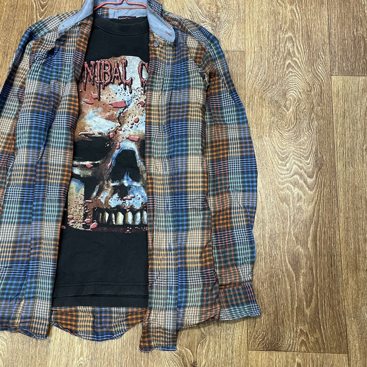 Flannel Vintage Flannel Checkered Shirt Travis Style Size US L / EU 52-54 / 3 - 2 Thumbnail