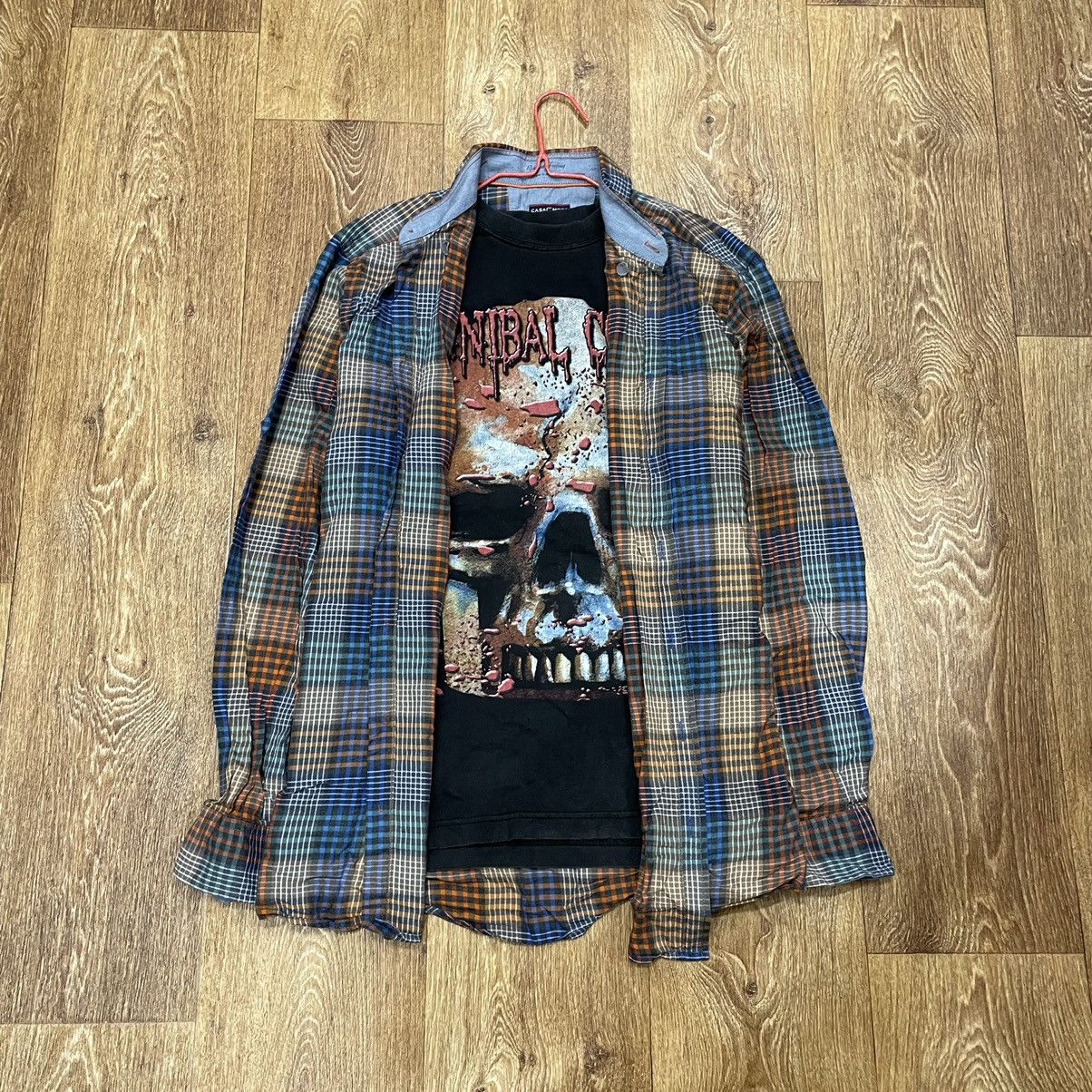 Flannel Vintage Flannel Checkered Shirt Travis Style Size US L / EU 52-54 / 3 - 1 Thumbnail